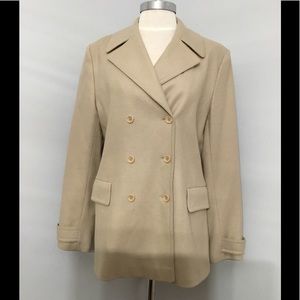 French Connection Tan/Camel Double Breasted Coat